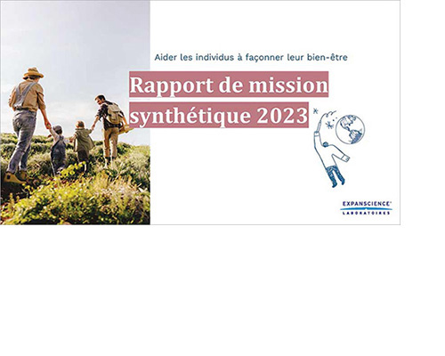 Couverture Rapport de mission synthétique 2023 Expanscience