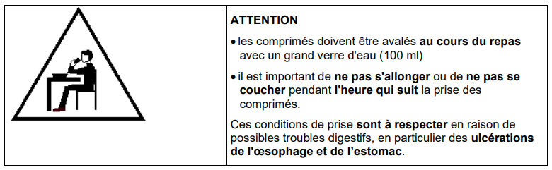 Mode d'administration Doxylis Gé 100 mg